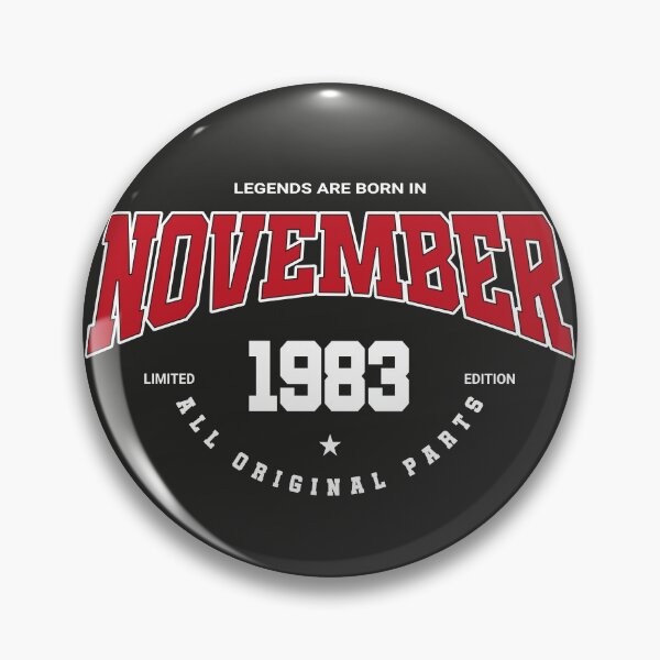 Item preview, November legends 1983 designed and sold by HB Shirts.