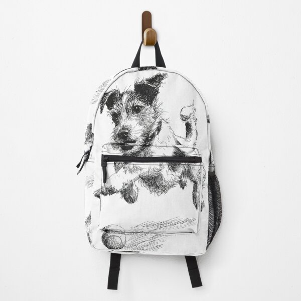 Item preview, A determined Jack Russell Terrier mid-jump as it chases a ball, Dogs in Motion designed and sold by CDC40.