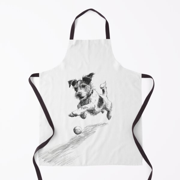 Item preview, A determined Jack Russell Terrier mid-jump as it chases a ball, Dogs in Motion designed and sold by CDC40.