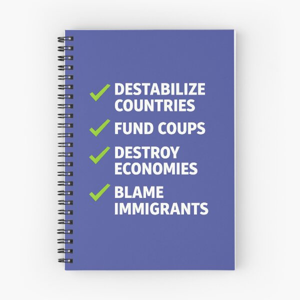 Item preview, Destabilize Countries Checklist – Political Satire Design designed and sold by ys96.