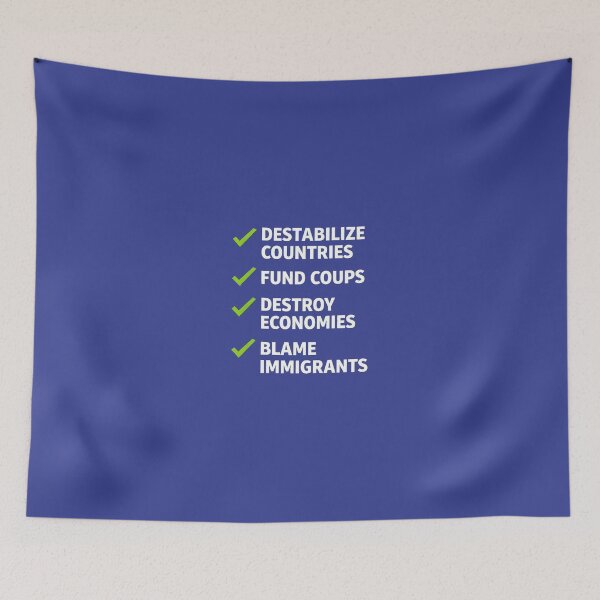 Item preview, Destabilize Countries Checklist – Political Satire Design designed and sold by ys96.