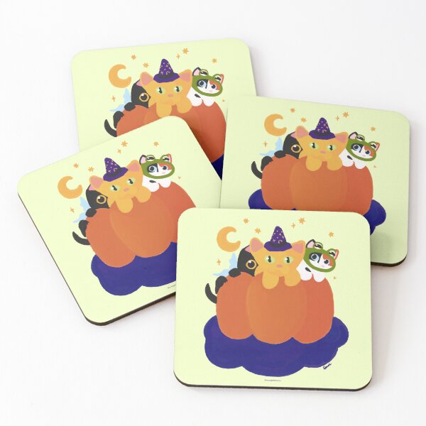 Item preview, Halloween Kittens in Costume designed and sold by cozypersimmon.