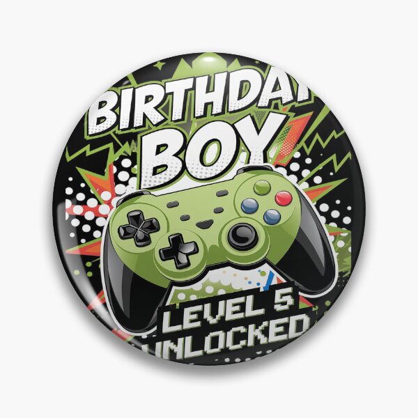 Artikelvorschau, Level 5 freigeschaltet Videospiel 5. Geburtstag Jungen5 entworfen und verkauft von PowAcademy.