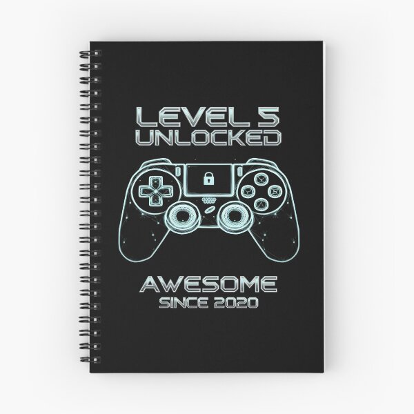 Item preview, Level 5 Unlocked Video Game Party 6th Birthday Gamer Boys  designed and sold by MythWoot.