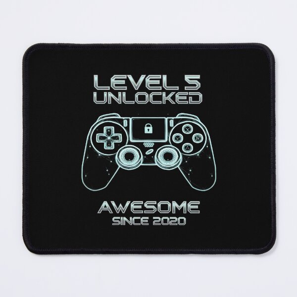 Item preview, Level 5 Unlocked Video Game Party 6th Birthday Gamer Boys  designed and sold by MythWoot.