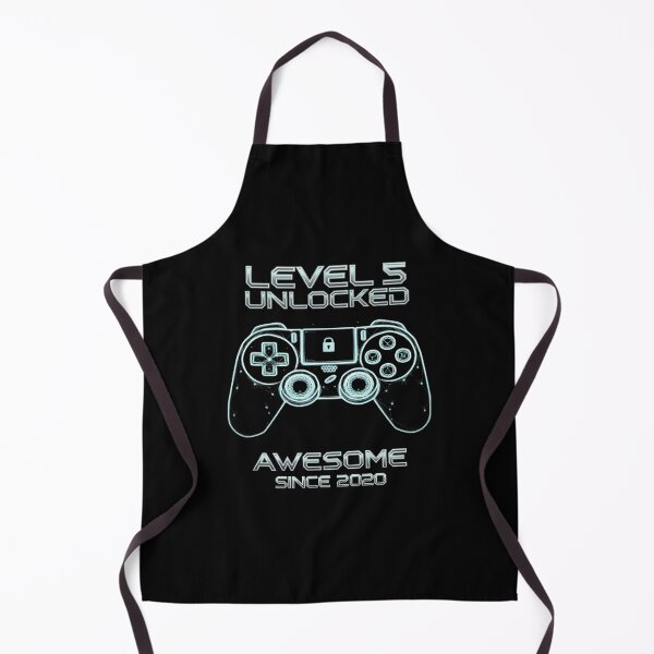 Item preview, Level 5 Unlocked Video Game Party 6th Birthday Gamer Boys  designed and sold by MythWoot.