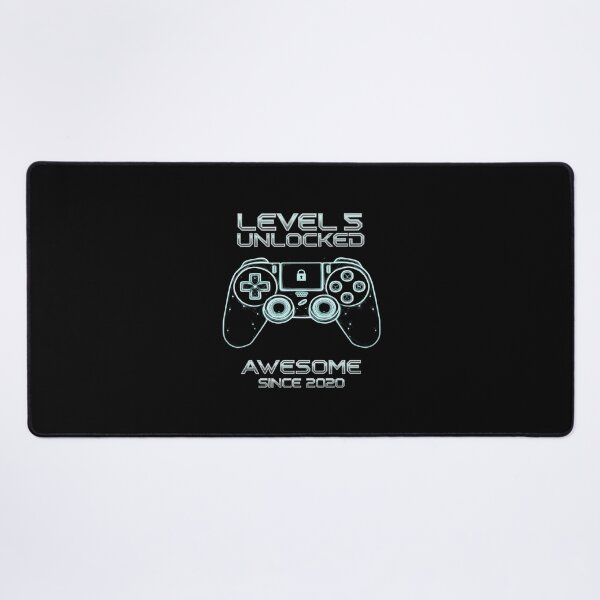 Item preview, Level 5 Unlocked Video Game Party 6th Birthday Gamer Boys  designed and sold by MythWoot.