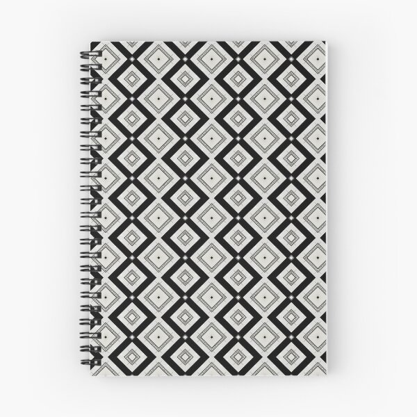 Item preview, Retro Film Graphic Tile Pattern – Black & Ivory Vintage Micro Design designed and sold by Ilikeiwantilove.