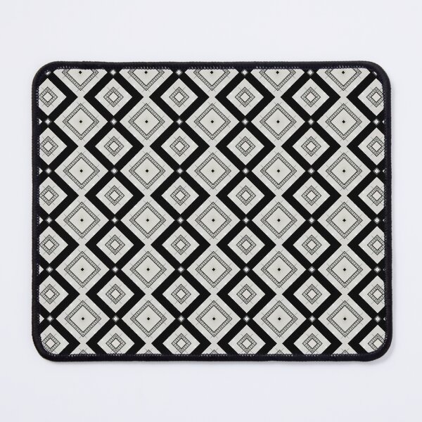 Item preview, Retro Film Graphic Tile Pattern – Black & Ivory Vintage Micro Design designed and sold by Ilikeiwantilove.
