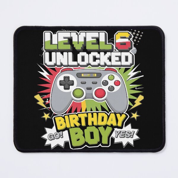 Item preview, Level 6 6th Birthday for Boy Video Gamer 6 Year Old Birthday designed and sold by AquaKiev.