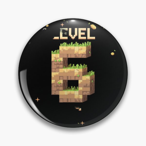 Item preview, Level 6 Unlocked 6th Birthday Gamer Pixel Video Game Party  designed and sold by PowAcademy.