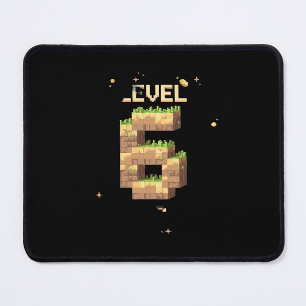 Item preview, Level 6 Unlocked 6th Birthday Gamer Pixel Video Game Party  designed and sold by PowAcademy.