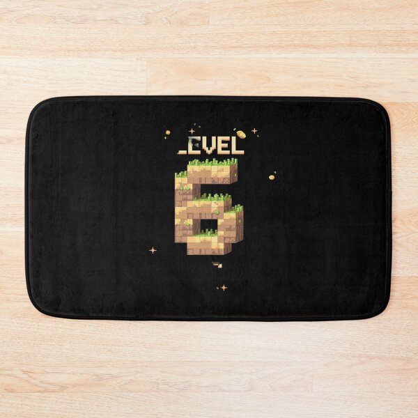 Item preview, Level 6 Unlocked 6th Birthday Gamer Pixel Video Game Party  designed and sold by PowAcademy.