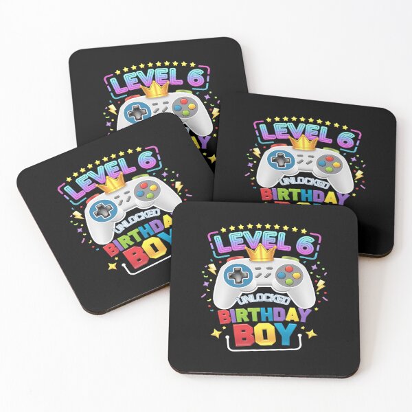Item preview, Level 6 Unlocked Birthday Boy Video Game 6th Birthday Gamer  designed and sold by PowAcademy.