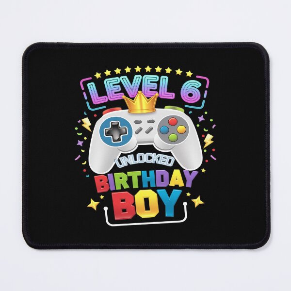 Item preview, Level 6 Unlocked Birthday Boy Video Game 6th Birthday Gamer designed and sold by PowAcademy.