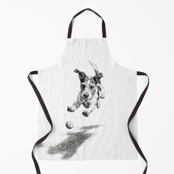 Item preview, A determined Jack Russell Terrier mid-jump as it chases a ball, Dogs in Motion designed and sold by CDC40.