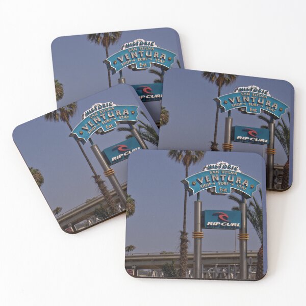 Item preview, Retro Roadside Charm: Ventura's Coastal Welcome designed and sold by Armadillo222.