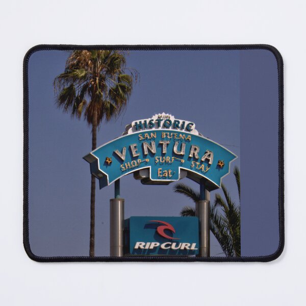 Item preview, Retro Roadside Charm: Ventura's Coastal Welcome designed and sold by Armadillo222.