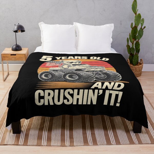Item preview, Kids 5th Birthday Teddy Bear Crushin' It Boys designed and sold by MythWoot.