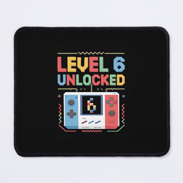 Item preview, Level 6 Unlocked Birthday Video Gamer 6th Birthday Kids Boys designed and sold by PowAcademy.