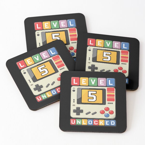 Item preview, Level 5 Unlocked 5th Birthday Video Game 5 Year Old  designed and sold by MythWoot.