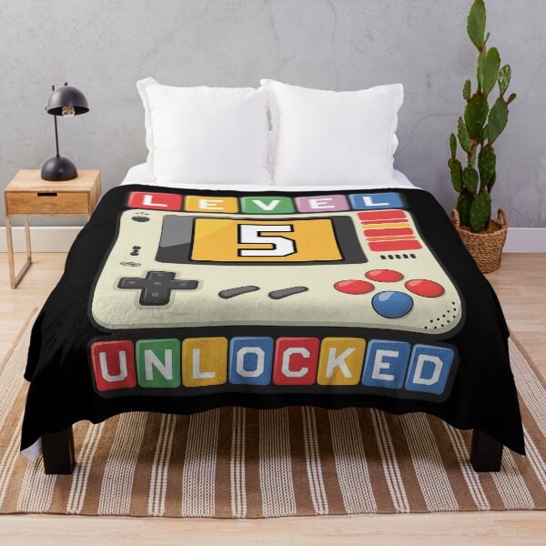 Item preview, Level 5 Unlocked 5th Birthday Video Game 5 Year Old designed and sold by MythWoot.