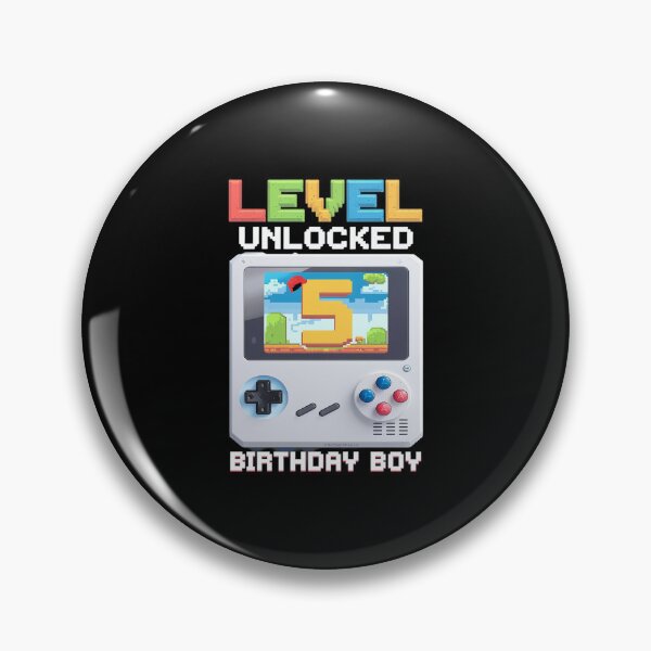 Artikelvorschau, Level 5 freigeschaltet – Geburtstagskind Alles Gute zum 5. Geburtstag! entworfen und verkauft von MythWoot.