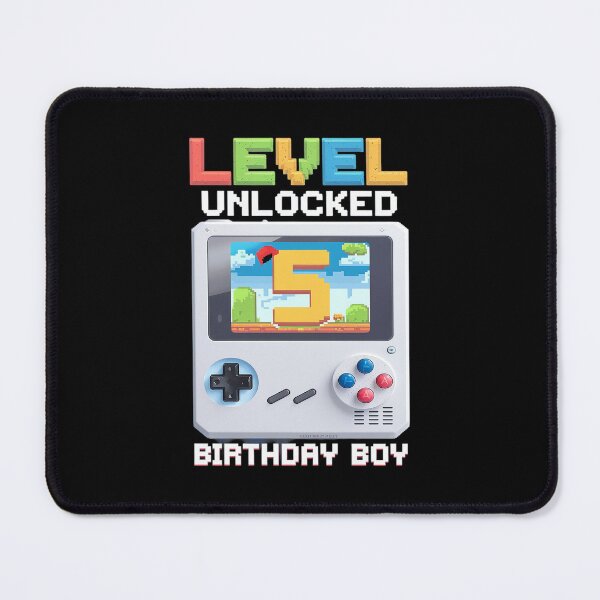 Item preview, Level 5 Unlocked Birthday Boy Happy 5th Birthday  designed and sold by MythWoot.