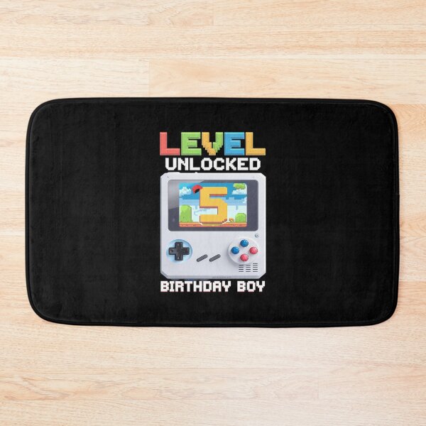 Item preview, Level 5 Unlocked Birthday Boy Happy 5th Birthday  designed and sold by MythWoot.