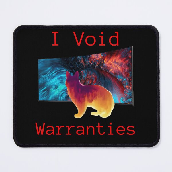 Item preview, I Void Warranties Funny Cat Tech Shirt. designed and sold by TBWCREATIONS.