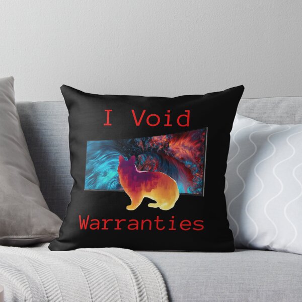 Item preview, I Void Warranties Funny Cat Tech Shirt. designed and sold by TBWCREATIONS.
