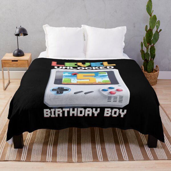 Item preview, Level 5 Unlocked Birthday Boy Happy 5th Birthday designed and sold by MythWoot.
