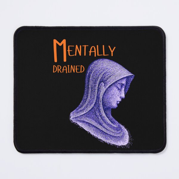 Item preview, Mentally Drained – Abstract Human Mental Exhaustion Design designed and sold by AdicretorDesign.