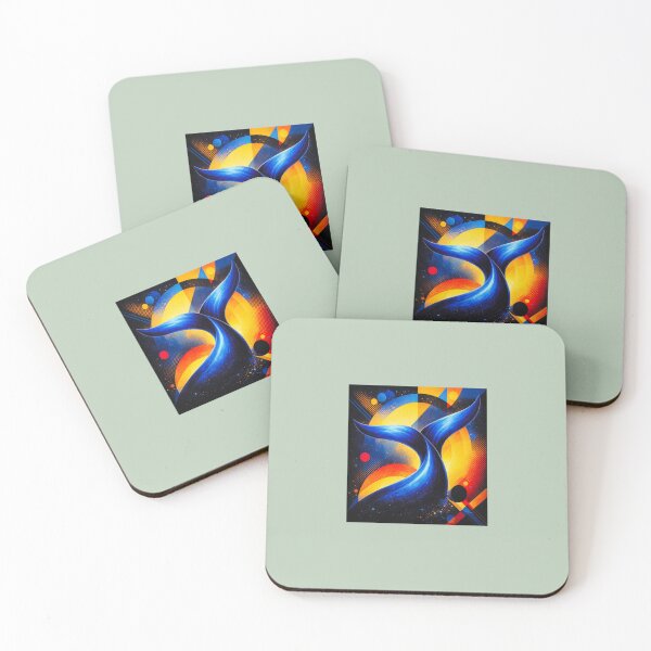 Item preview, Blue Whale Abstract designed and sold by LaPaz361.