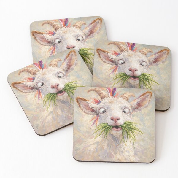 Item preview, Funny hungry goat designed and sold by LuluLeb.