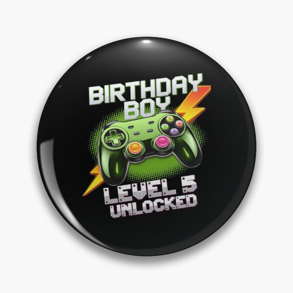 Artikelvorschau, Level 5 freigeschaltet – Videospiel zum 5. Geburtstag für Gamer-Jungen 3 entworfen und verkauft von MythWoot.