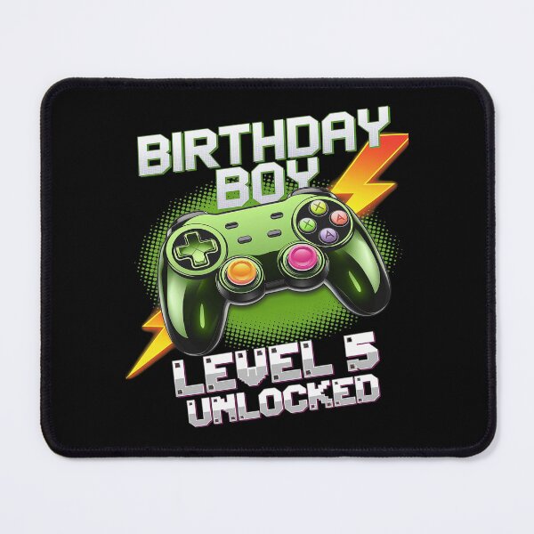 Item preview, Level 5 Unlocked Video Game 5th Birthday Gamer Boys3  designed and sold by MythWoot.