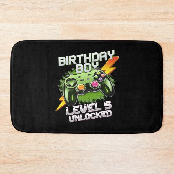 Item preview, Level 5 Unlocked Video Game 5th Birthday Gamer Boys3  designed and sold by MythWoot.