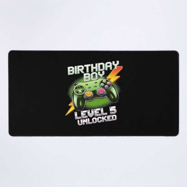 Item preview, Level 5 Unlocked Video Game 5th Birthday Gamer Boys3 designed and sold by MythWoot.