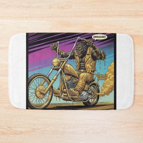 Item preview, Golden 80: Wolf Rider – Midnight Chopper Madness designed and sold by KawisStarr.