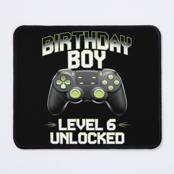 Item preview, Level 6 Unlocked Video Game 6th Birthday Gamer designed and sold by AquaKiev.