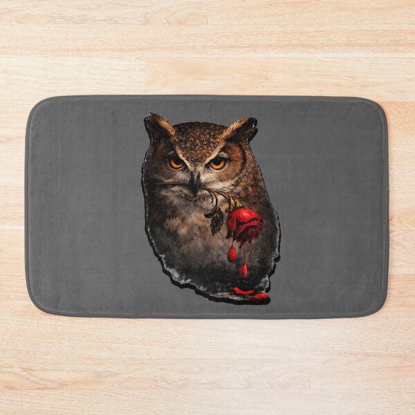 Item preview, Dark Owl Holding a Wilted Rose, Anti Valentine designed and sold by Ach&Koor.