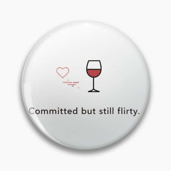 Item preview, committed but still flirty designed and sold by Inappropriate Ink.
