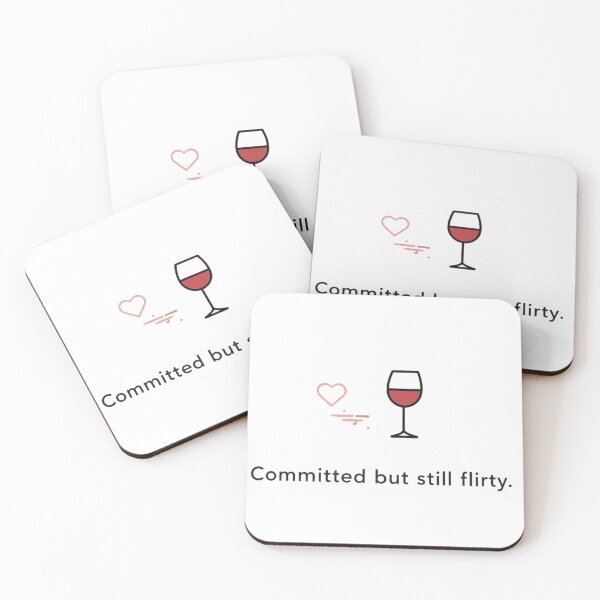 Item preview, committed but still flirty designed and sold by Inappropriate Ink.