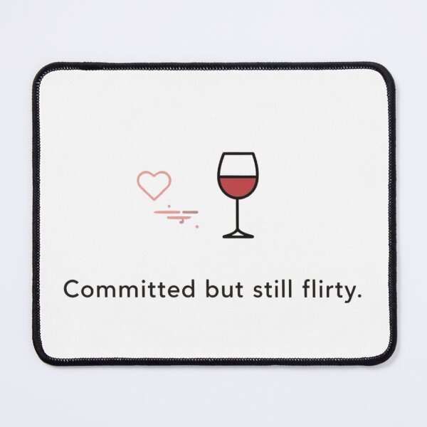 Item preview, committed but still flirty designed and sold by Inappropriate Ink.