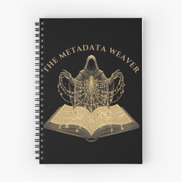 Item preview, The Metadata Weaver - Library Cataloging Art designed and sold by The Arcane Archives.