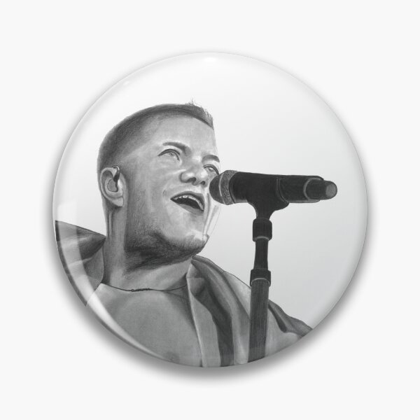 Item preview, Dan Reynolds Hand Drawn Portrait designed and sold by Fitzartist-US.