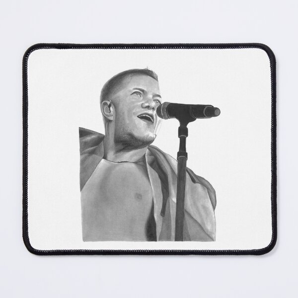 Item preview, Dan Reynolds Hand Drawn Portrait designed and sold by Fitzartist-US.