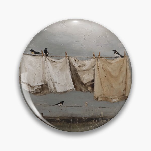 Item preview, Birds Perched on Clothesline designed and sold by lautir.