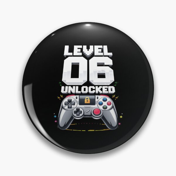 Item preview, Level 6 Unlocked Video Game 6th Birthday Gamer Boys Kids  designed and sold by AquaKiev.
